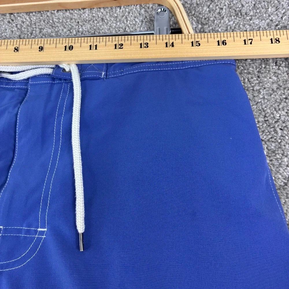 Polo Ralph Lauren Swim Trunks Mens XL Blue Cargo Board Mesh Lined Coastal Resort